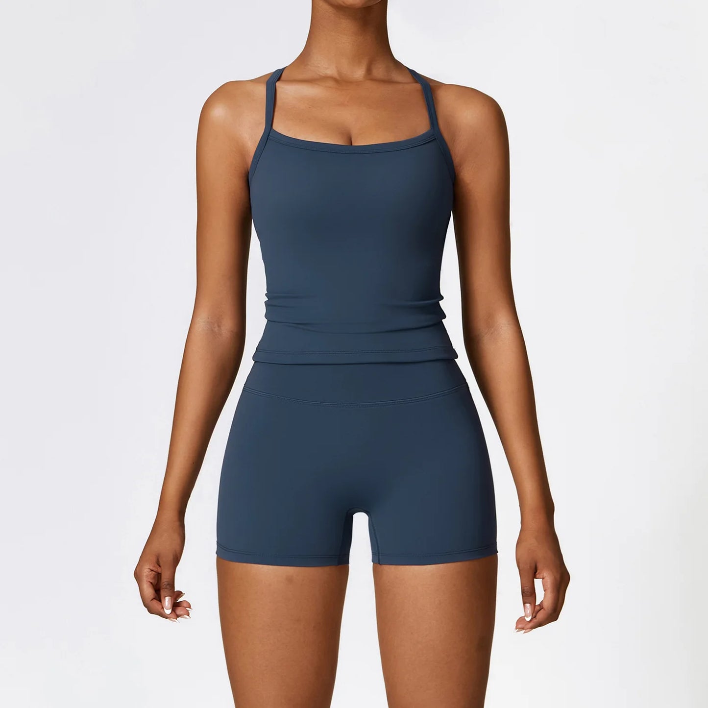 Seamless 2-Piece Yoga & Fitness Set – Nylon, Breathable - Willen