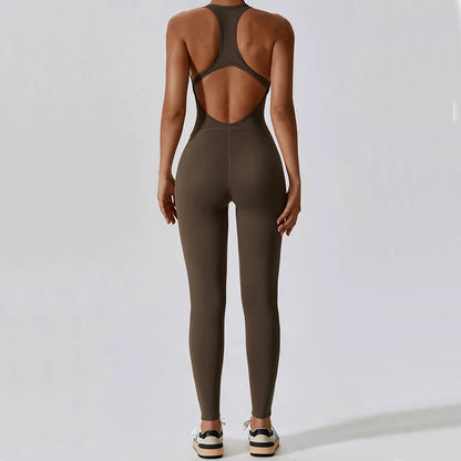 Seamless Workout Bodysuit – Sleeveless, Stretch Nylon-Spandex - Willen