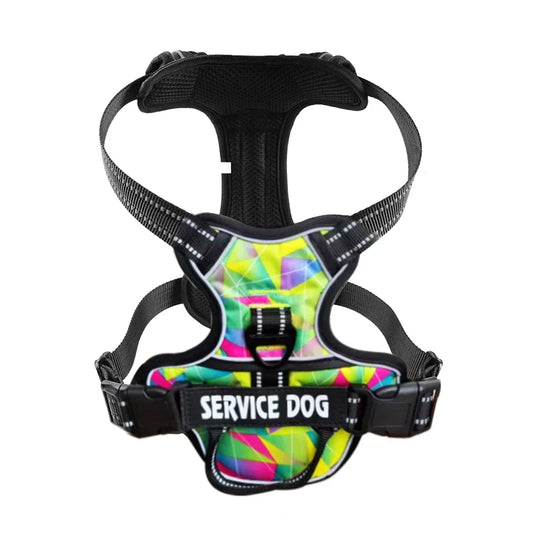 Reflective Adjustable Dog Harness – Breathable, Padded, with Custom Patch - Willen