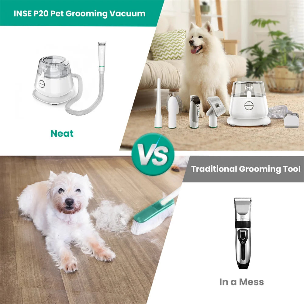 All-in-One Pet Grooming Kit with Built-In Vacuum - Willen