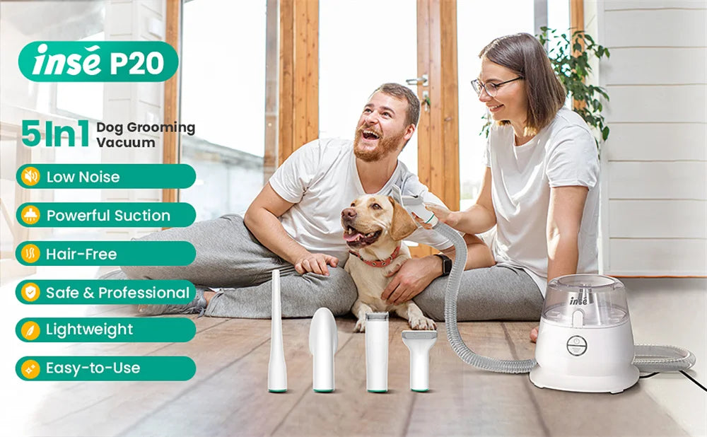 All-in-One Pet Grooming Kit with Built-In Vacuum - Willen