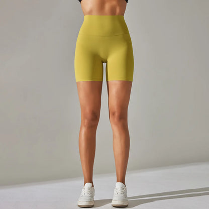 High-Waist Yoga Shorts – Seamless Nylon-Spandex Activewear for Women - Willen