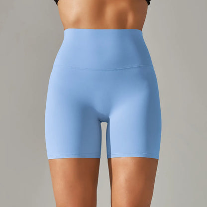 High-Waist Yoga Shorts – Seamless Nylon-Spandex Activewear for Women - Willen