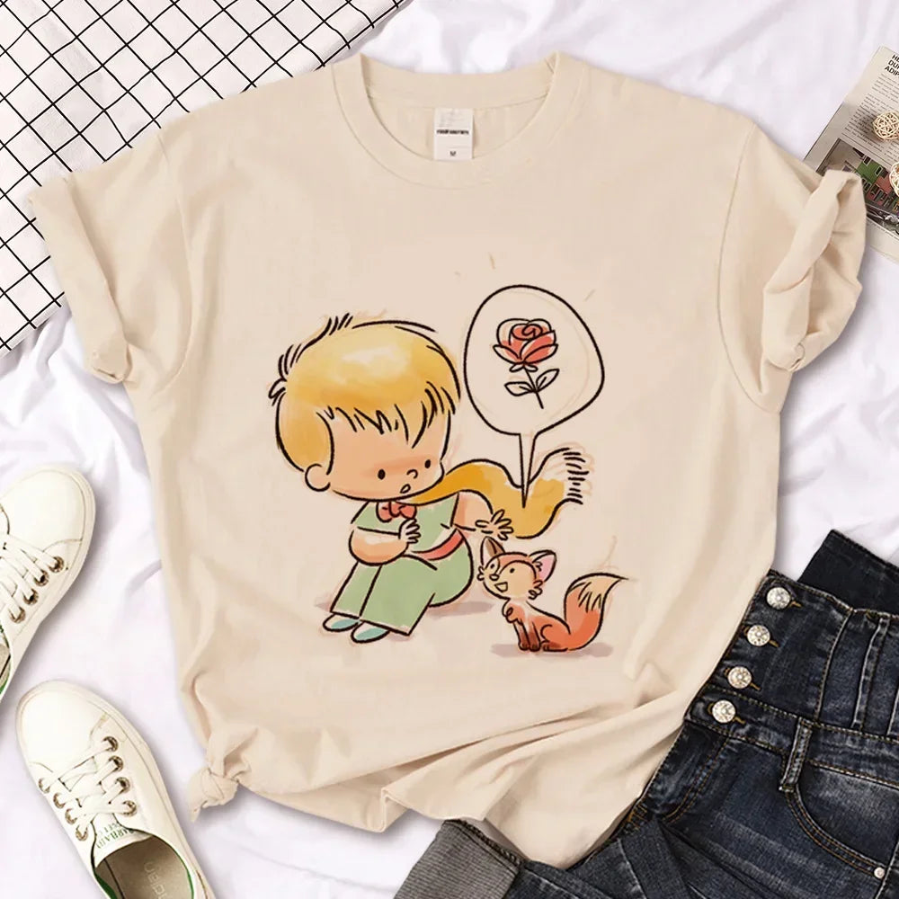 Celestial Prince Harajuku Tee – Unisex Polyester T-Shirt with Anime-Inspired Print - Willen