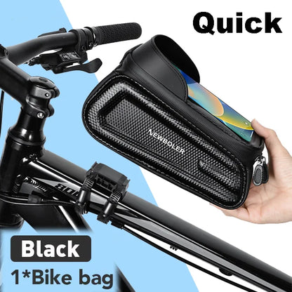 Waterproof Bike Top Tube Bag – Phone Holder & Storage Case - Willen