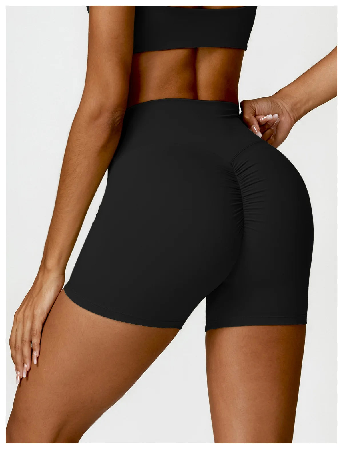High-Waist Seamless Yoga Shorts – Breathable Stretch Fit for Active Comfort - Willen