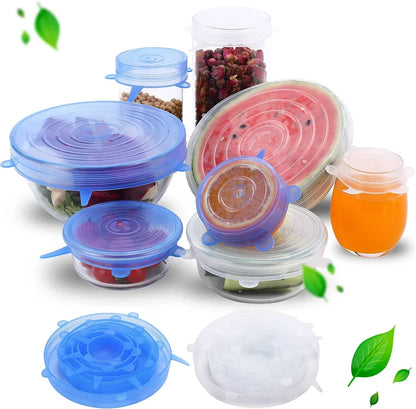 Reusable Silicone Lid Set – 6 Sizes, Airtight Food Covers - Willen