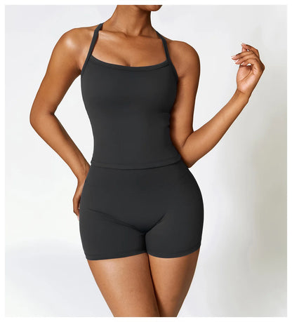 Seamless 2-Piece Yoga & Fitness Set – Nylon, Breathable - Willen