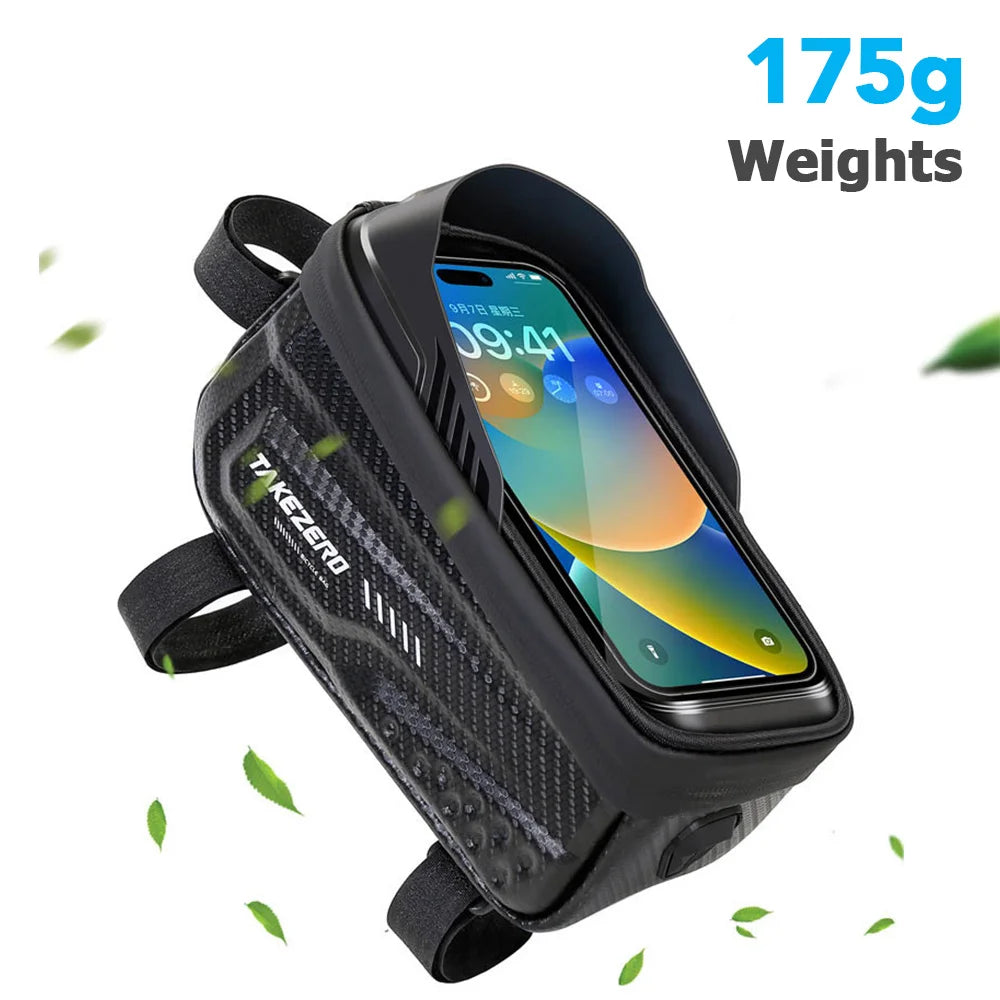 Waterproof Bike Top Tube Bag – Phone Holder & Storage Case - Willen