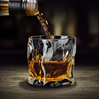 Classic Engraved Whiskey Tumbler – Clear Glass, 250ml - Willen
