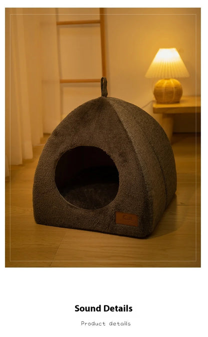 CozyHide Pet Tent – Velvet Indoor Enclosed Bed for Cats and Small Dogs - Willen