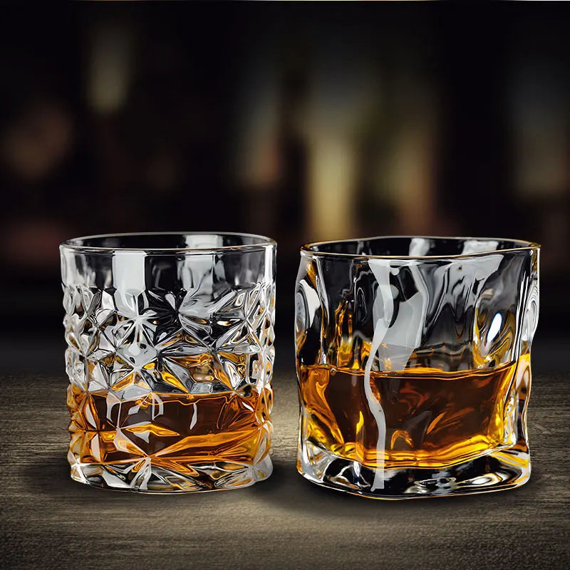 Classic Engraved Whiskey Tumbler – Clear Glass, 250ml - Willen