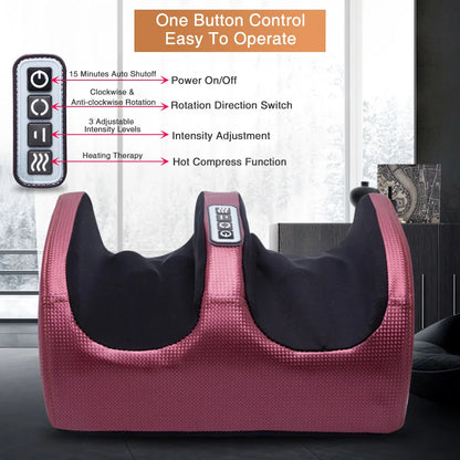 Electric Foot Spa Massager – 3D Kneading Rollers & Heat Function - Willen