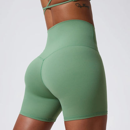 Seamless Yoga Shorts – High-Waist Stretch Design with Breathable Comfort - Willen