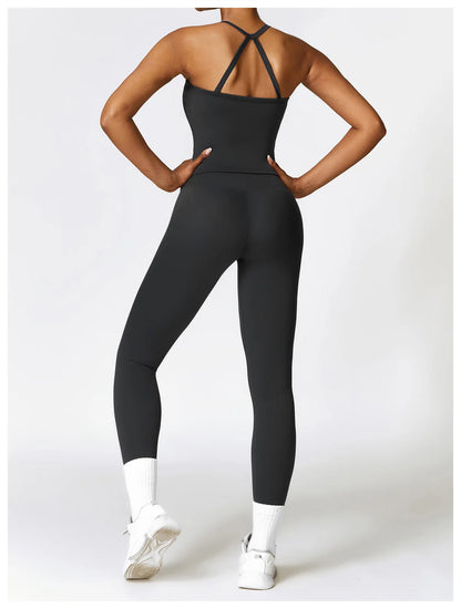 Seamless 2-Piece Yoga & Fitness Set – Nylon, Breathable - Willen