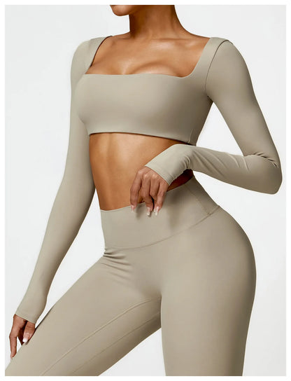 MotionSleeve – Seamless Stretch Long Sleeve Top - Willen