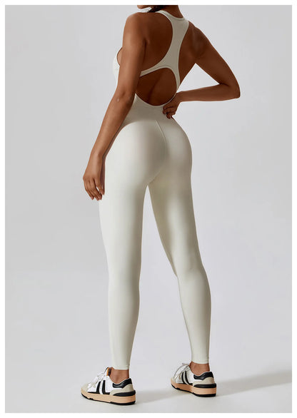Seamless Workout Bodysuit – Sleeveless, Stretch Nylon-Spandex - Willen