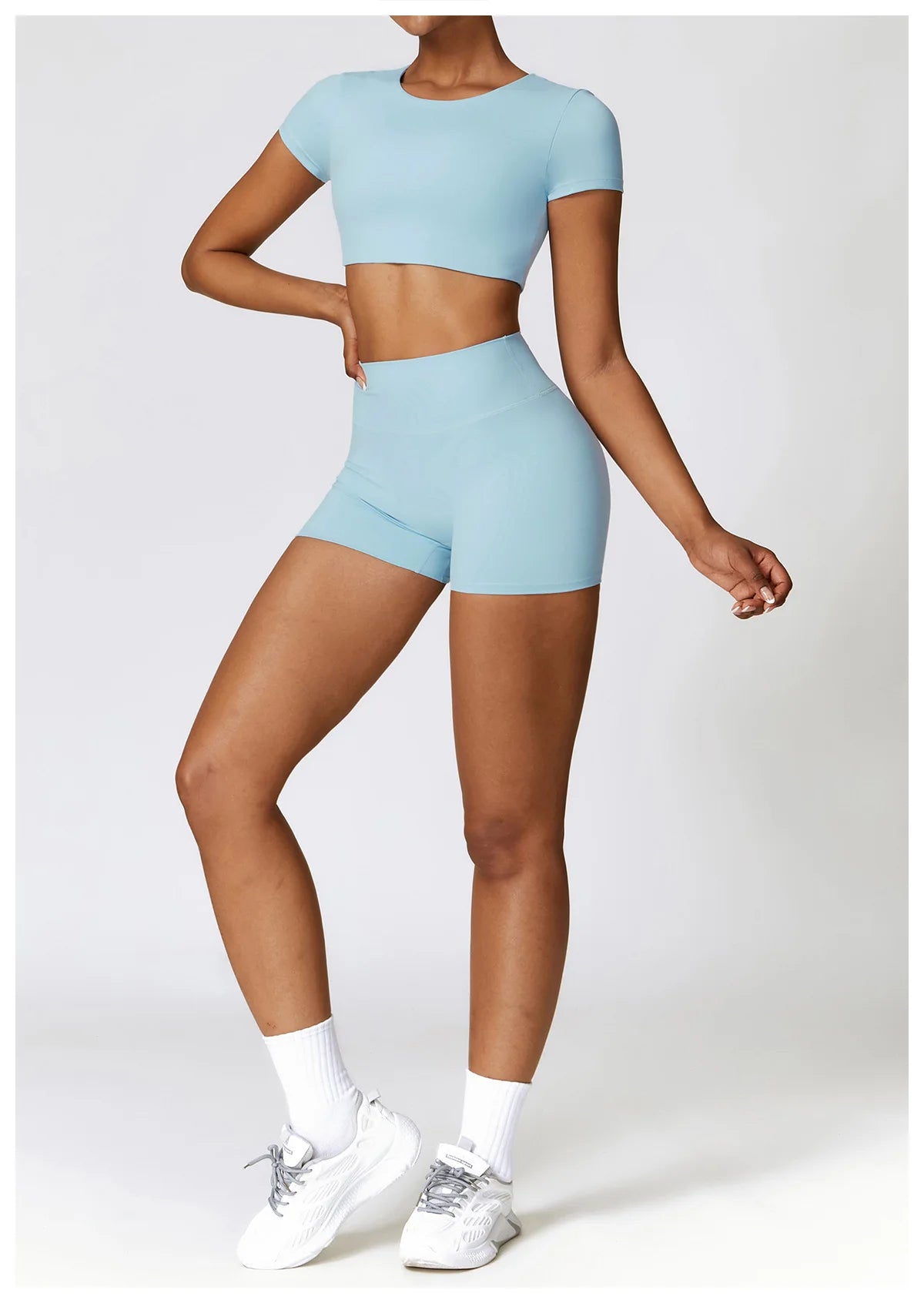 Seamless 2-Piece Yoga & Fitness Set – Nylon, Breathable - Willen