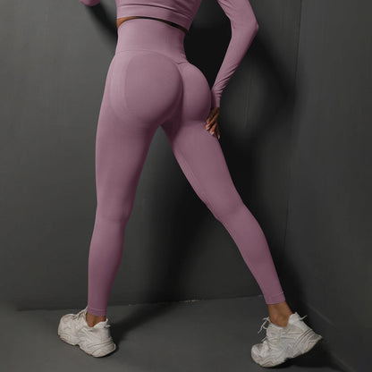 High-Waist Seamless Training Leggings – Nylon-Spandex, Ankle-Length - Willen