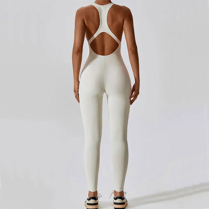 Seamless Workout Bodysuit – Sleeveless, Stretch Nylon-Spandex - Willen