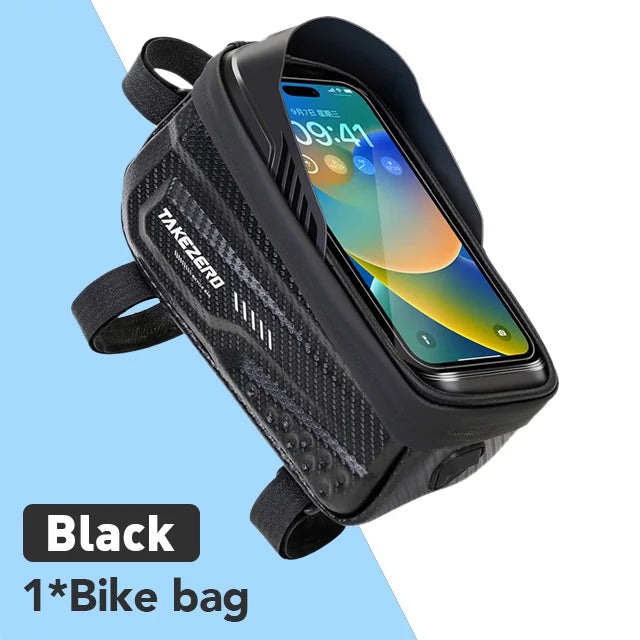 Waterproof Bike Top Tube Bag – Phone Holder & Storage Case - Willen