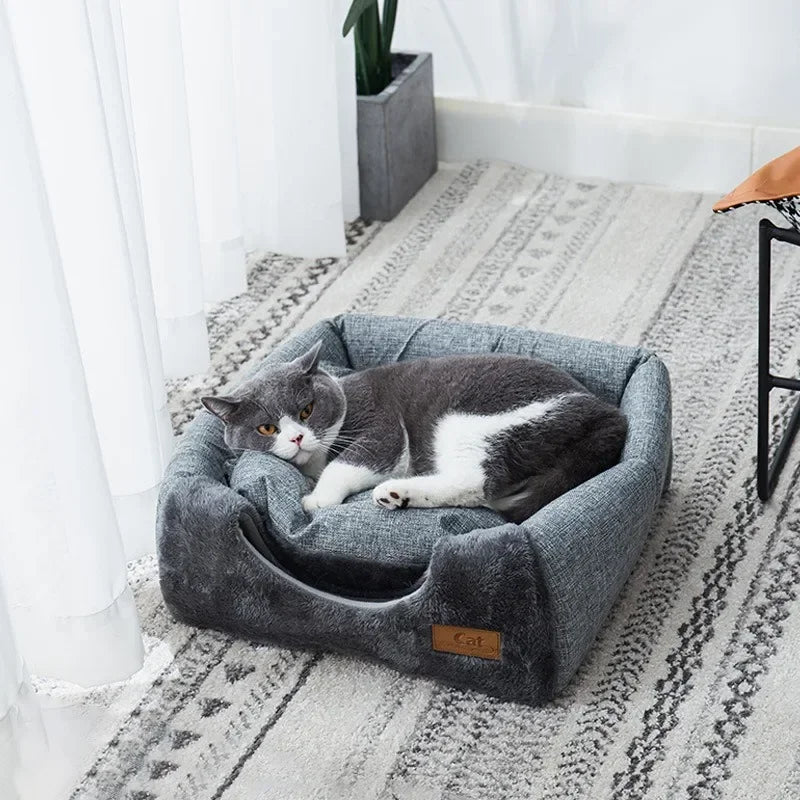 CozyHide Pet Tent – Velvet Indoor Enclosed Bed for Cats and Small Dogs - Willen