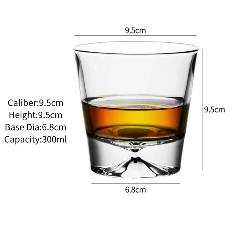 Classic Engraved Whiskey Tumbler – Clear Glass, 250ml - Willen