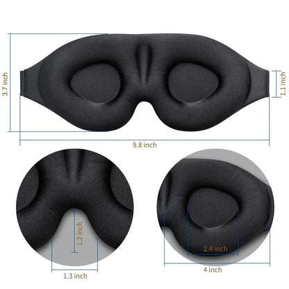 3D Contoured Eye Mask – Light-Blocking Sleep Mask with Molded Eye Cups - Willen