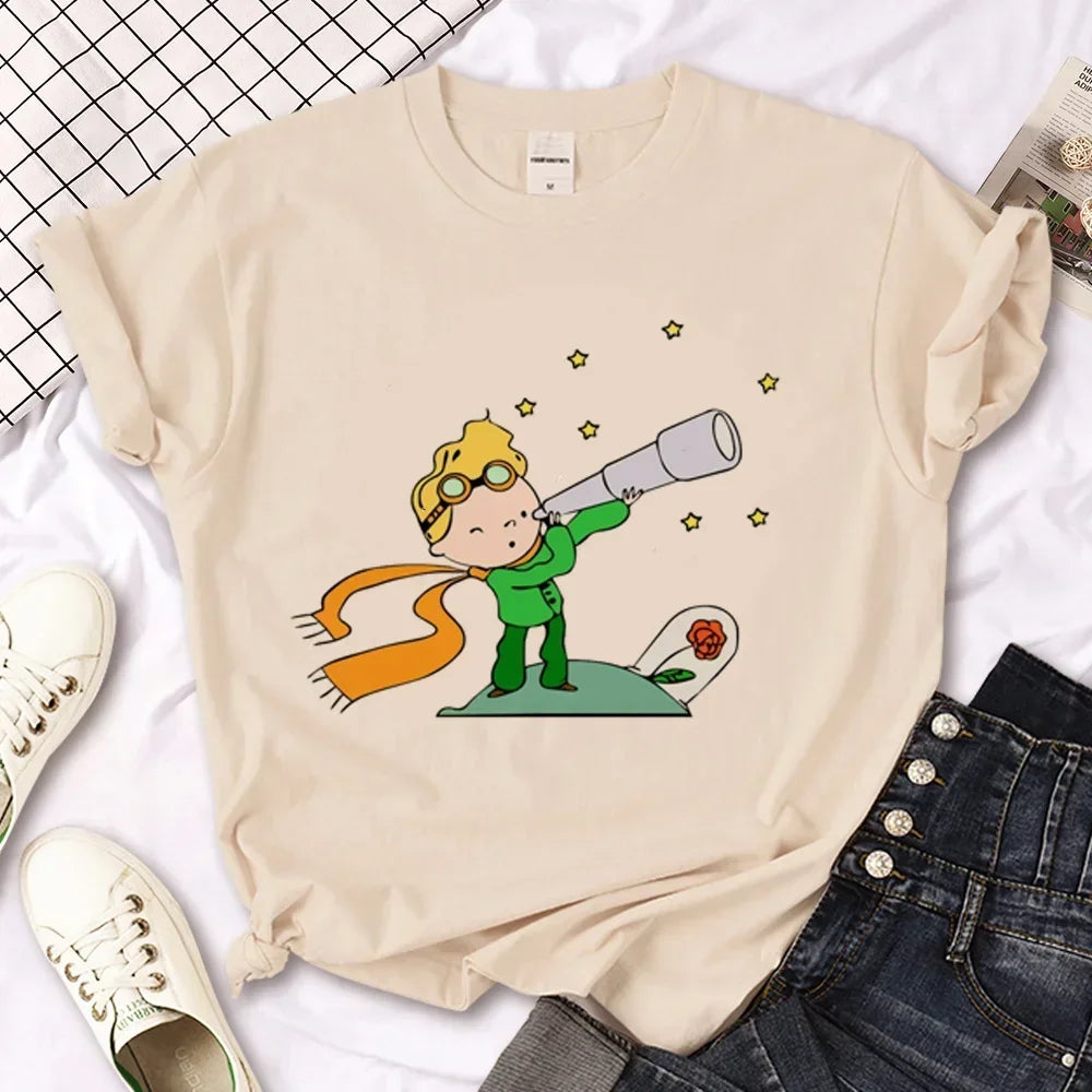 Celestial Prince Harajuku Tee – Unisex Polyester T-Shirt with Anime-Inspired Print - Willen