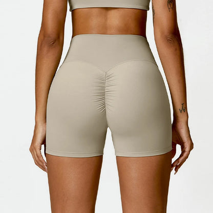 High-Waist Seamless Yoga Shorts – Breathable Stretch Fit for Active Comfort - Willen