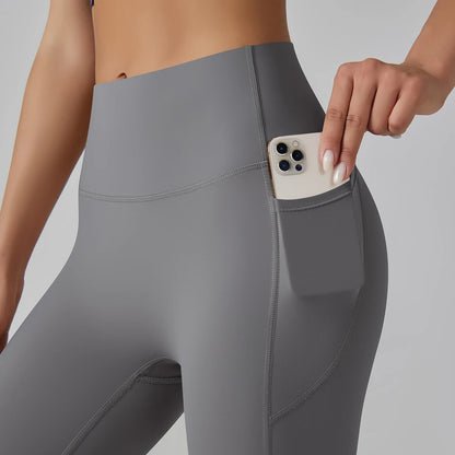 High-Waist Yoga Pants – Breathable Nylon-Spandex, Ankle-Length - Willen