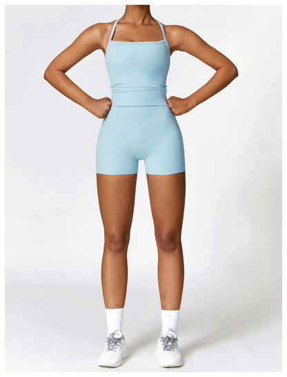 Seamless 2-Piece Yoga & Fitness Set – Nylon, Breathable - Willen