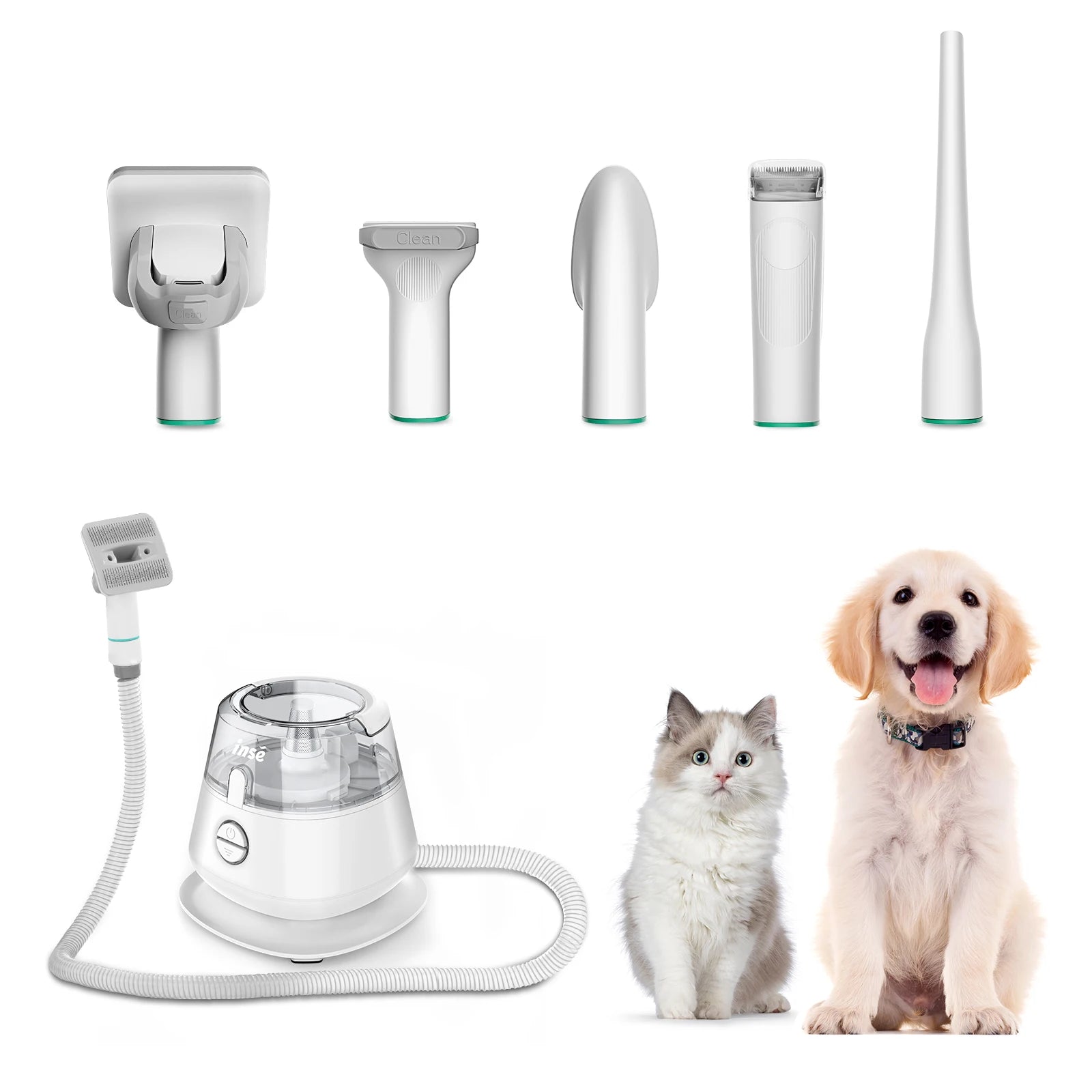 All-in-One Pet Grooming Kit with Built-In Vacuum - Willen