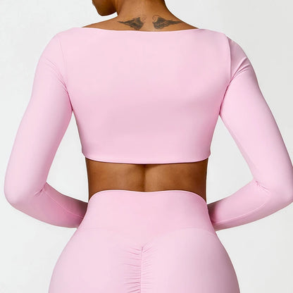 MotionSleeve – Seamless Stretch Long Sleeve Top - Willen