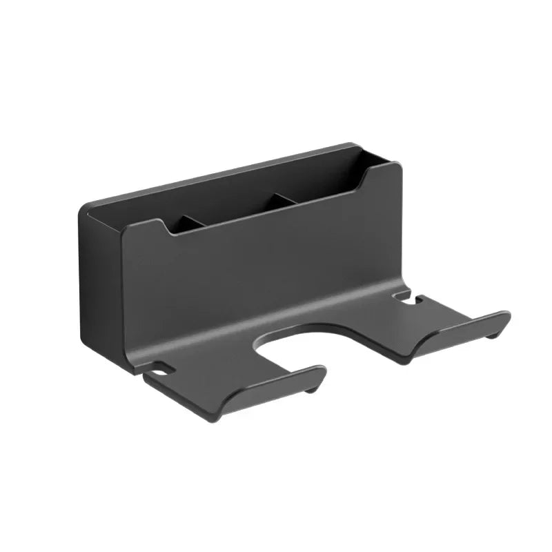 Wall-Mounted Hair Dryer Holder – Punch-Free Install, ABS Plastic - Willen