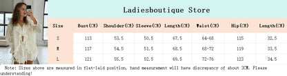 2-Piece Summer Set – Lace-Up Ruffle Blouse and Wide-Leg Shorts, Polyester - Willen
