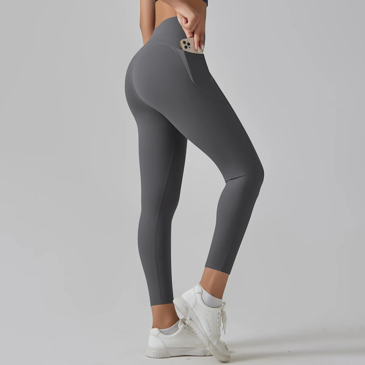 High-Waist Yoga Pants – Breathable Nylon-Spandex, Ankle-Length - Willen