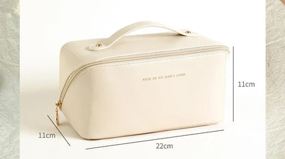 PU Leather Toiletry Bag – Waterproof Shell-Shaped Organizer - Willen