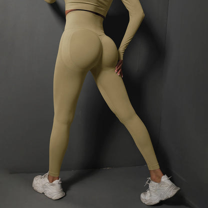 High-Waist Seamless Training Leggings – Nylon-Spandex, Ankle-Length - Willen