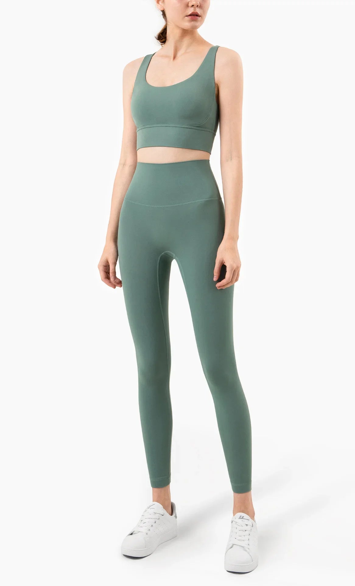 2-Piece Activewear Set – Cross-Back Bra & High-Waist Leggings - Willen