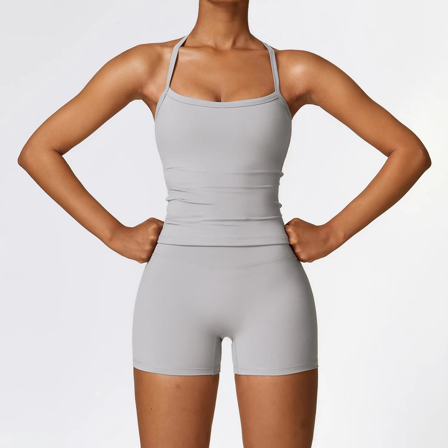 Seamless 2-Piece Yoga & Fitness Set – Nylon, Breathable - Willen
