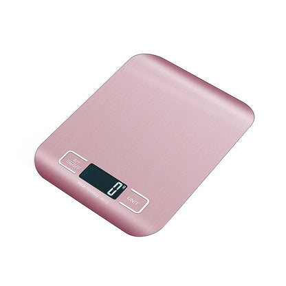 Digital Kitchen Scale – Stainless Steel, LCD Display, 5–10kg - Willen