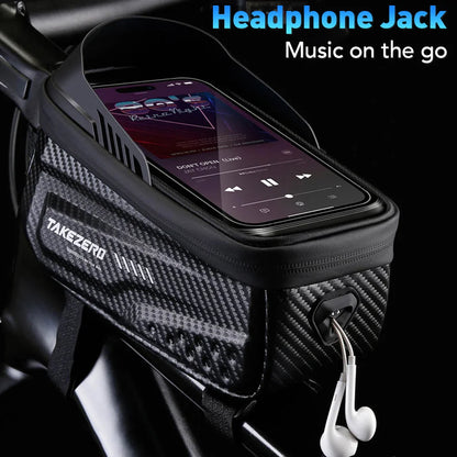 Waterproof Bike Top Tube Bag – Phone Holder & Storage Case - Willen