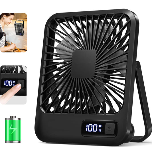 Portable Folding Desk Fan – 180° Adjustable, USB Rechargeable - Willen