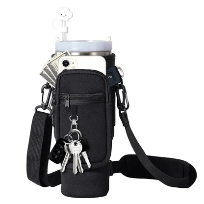 40oz Neoprene Bottle Sleeve with Strap – Fits Large Tumblers - Willen