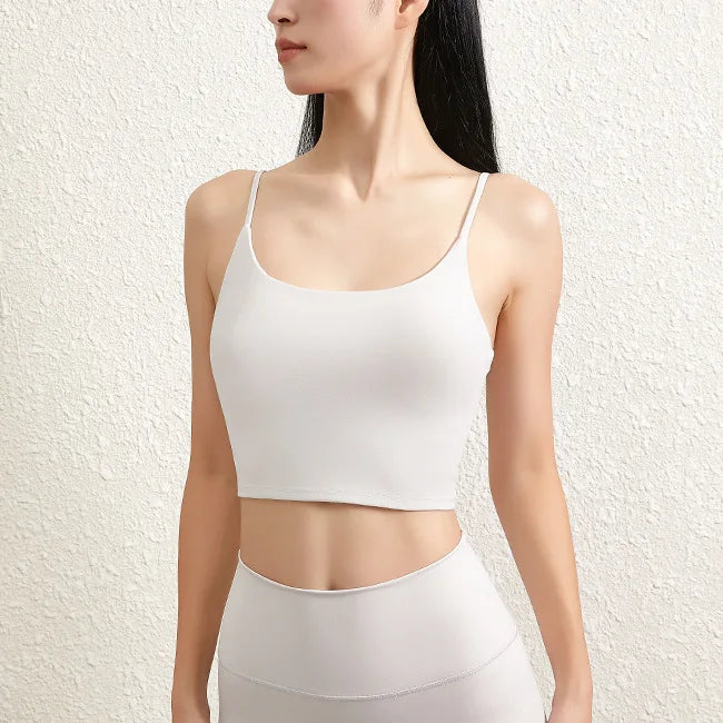 Seamless Fitness Tank Top – Ultra-Light Nylon-Spandex, Solid Color - Willen