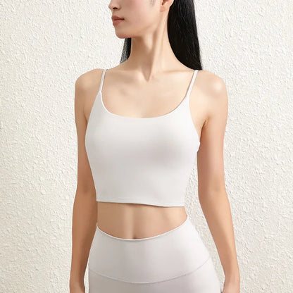 Seamless Fitness Tank Top – Ultra-Light Nylon-Spandex, Solid Color - Willen