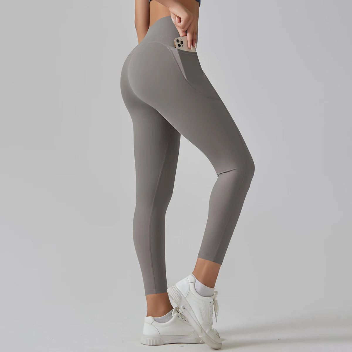 High-Waist Yoga Pants – Breathable Nylon-Spandex, Ankle-Length - Willen