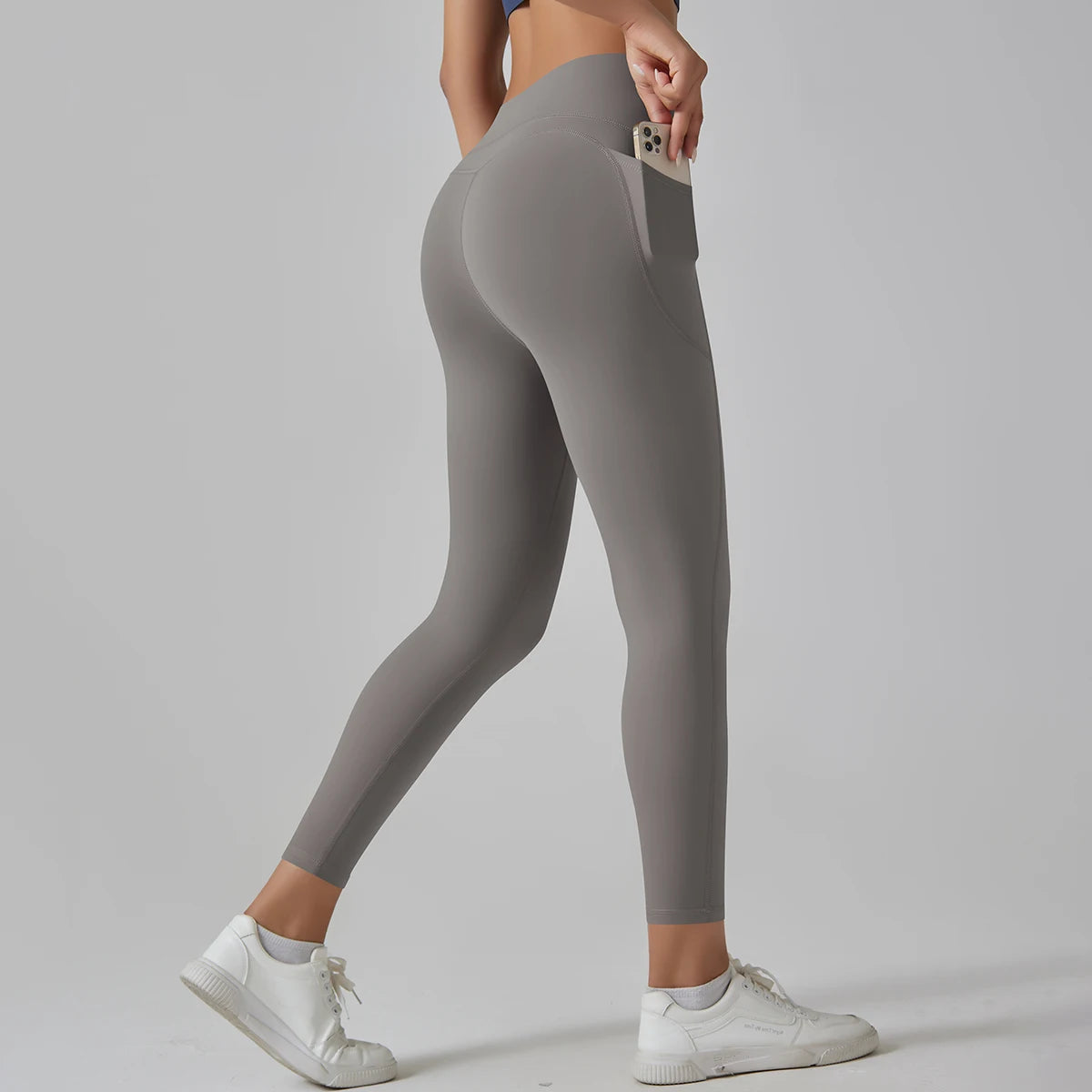 High-Waist Yoga Pants – Breathable Nylon-Spandex, Ankle-Length - Willen