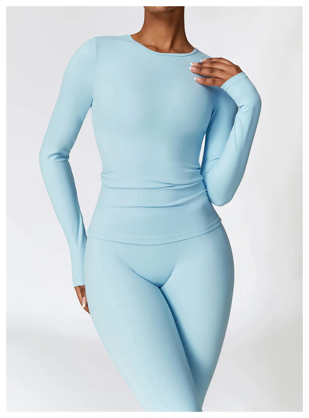 Seamless 2-Piece Yoga & Fitness Set – Nylon, Breathable - Willen